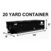 20 Yard Roll-off Container