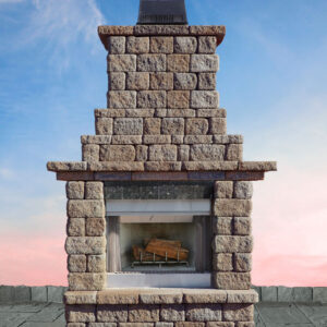 Pre-Packaged MaytRx Wall Outdoor Fireplace REGULAR