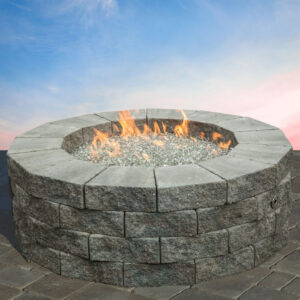 Pre-Packaged Pyzique Round Gas Fire Pit Kit