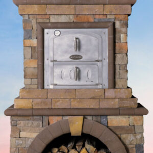 Stone Veneer Wall Pizza Oven